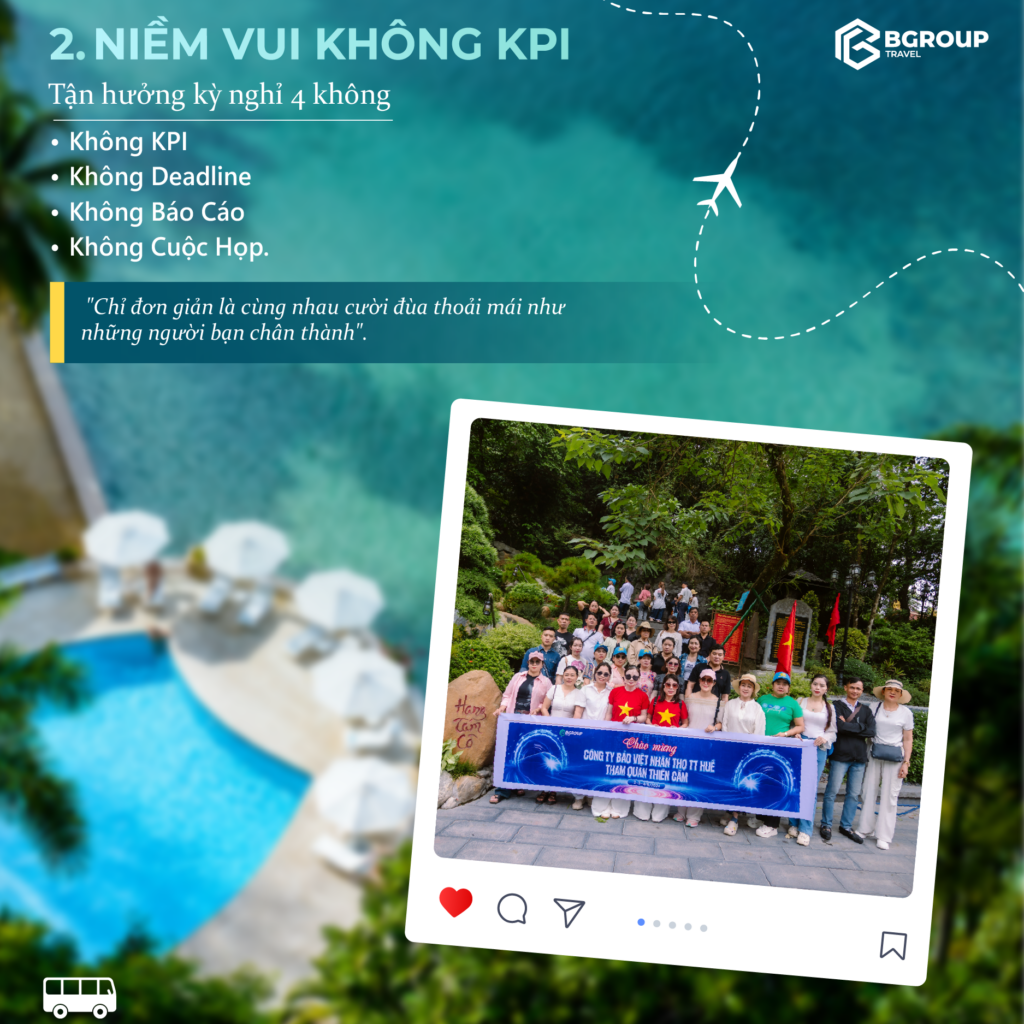 Khoảnh khắc tận hưởng kỳ nghỉ “4 KHÔNG”
